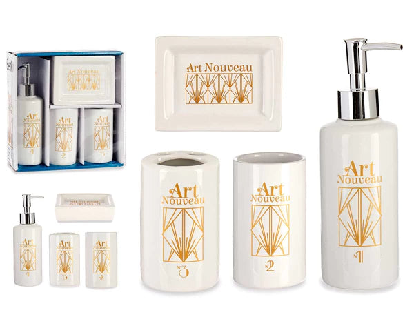 badkamerset 4 delig keramiek art