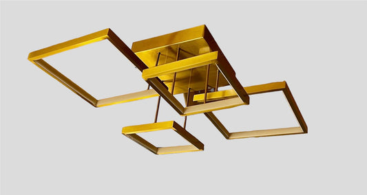 Vierkan led design plafondlamp
