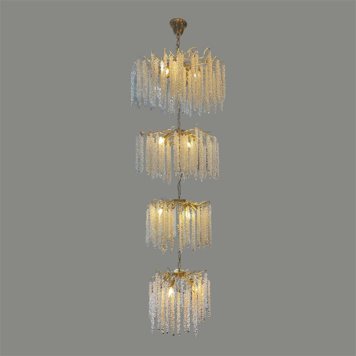 Luxe Kristallen Hanglamp XXL – 250 cm