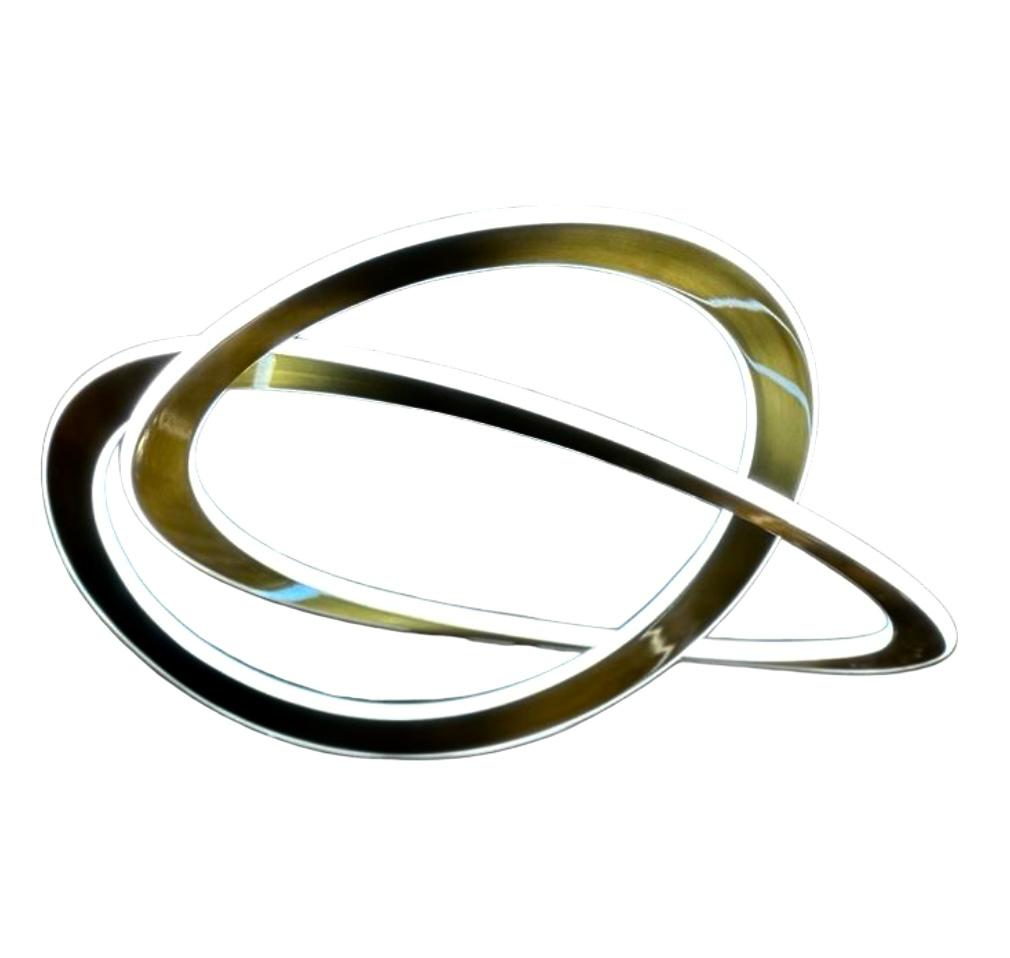 Infinity Led design hanglamp goud 60cm