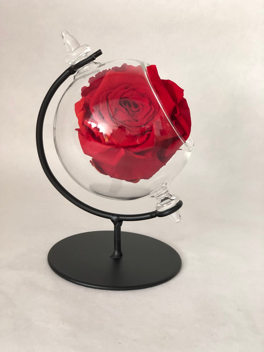 Deco glazen bol
