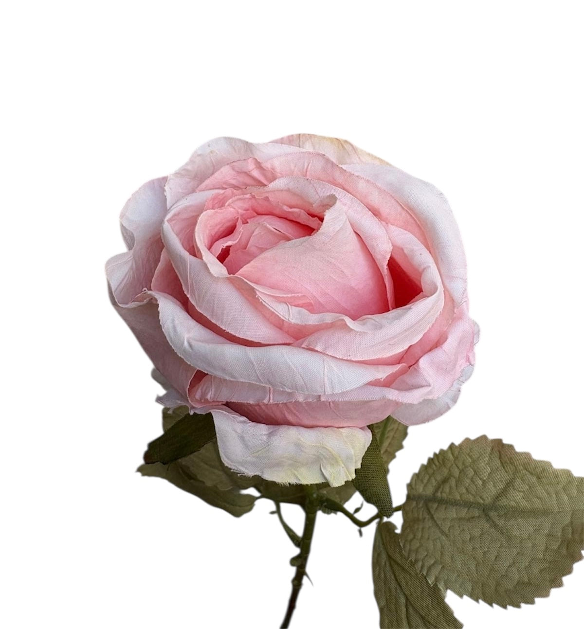 Luxe Roos halfopen XL 66x8cm licht roze (nummer 1)