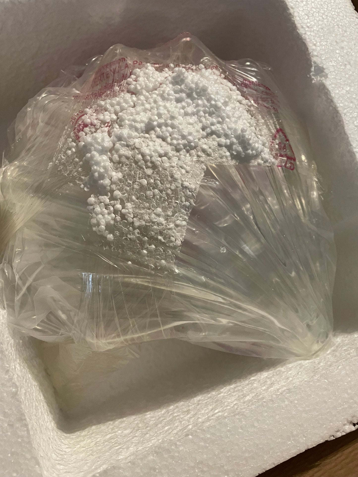 Kroonluchter schelpen van glas