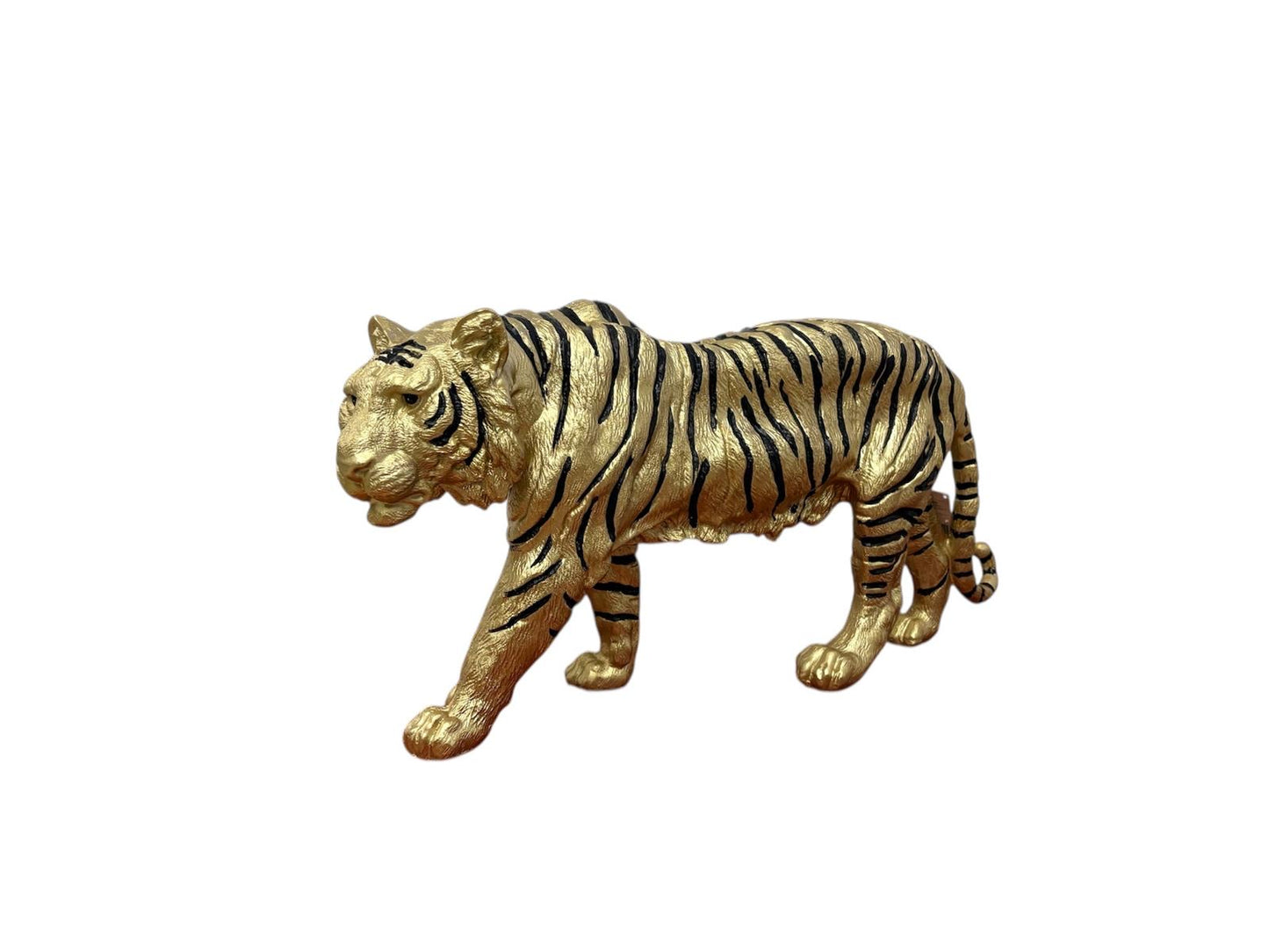 Tijgerhars goud l66, verguld beeld