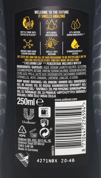 Axe 3in1 Bijl Douche 250ml Alaska