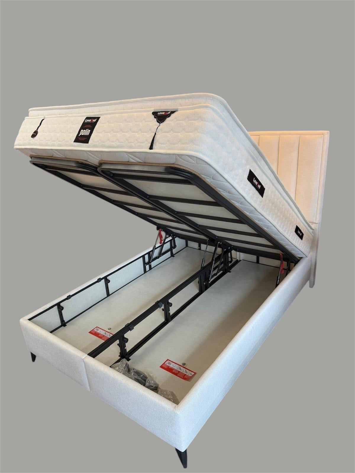 Bed of boxspring 120x200cm wit