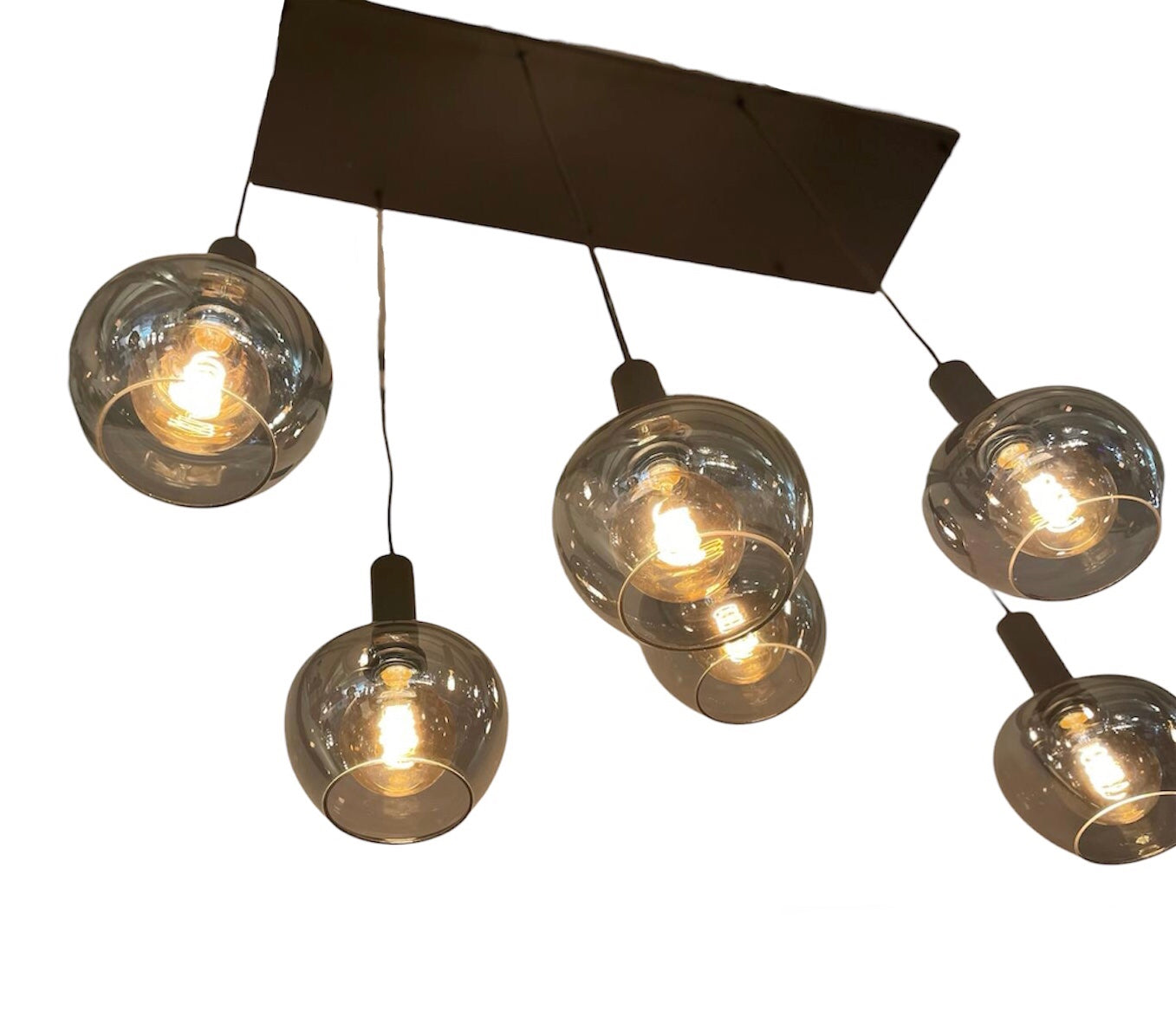 Hanglamp Smokey ballen