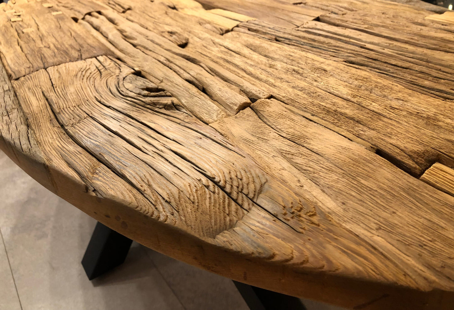Design salontafel ovaal Wood 130cm G