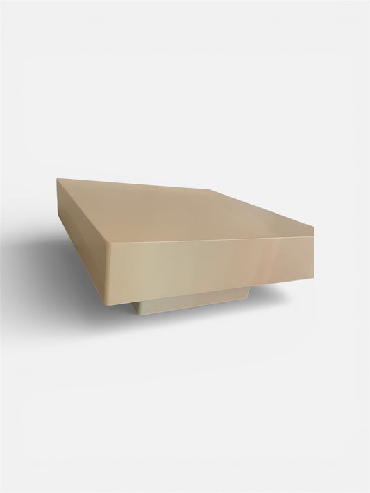 JAPANDI MDF COFFEETABLE 100CM 4KANT BEIGE MAT