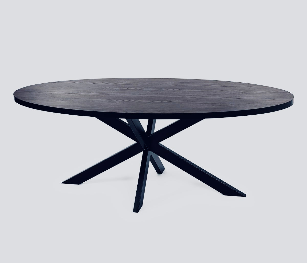 Tafel rond zwart Ø130cm