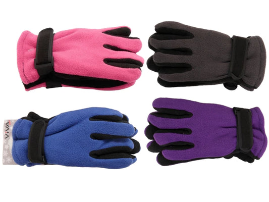 Grijze handschoenen Fleece