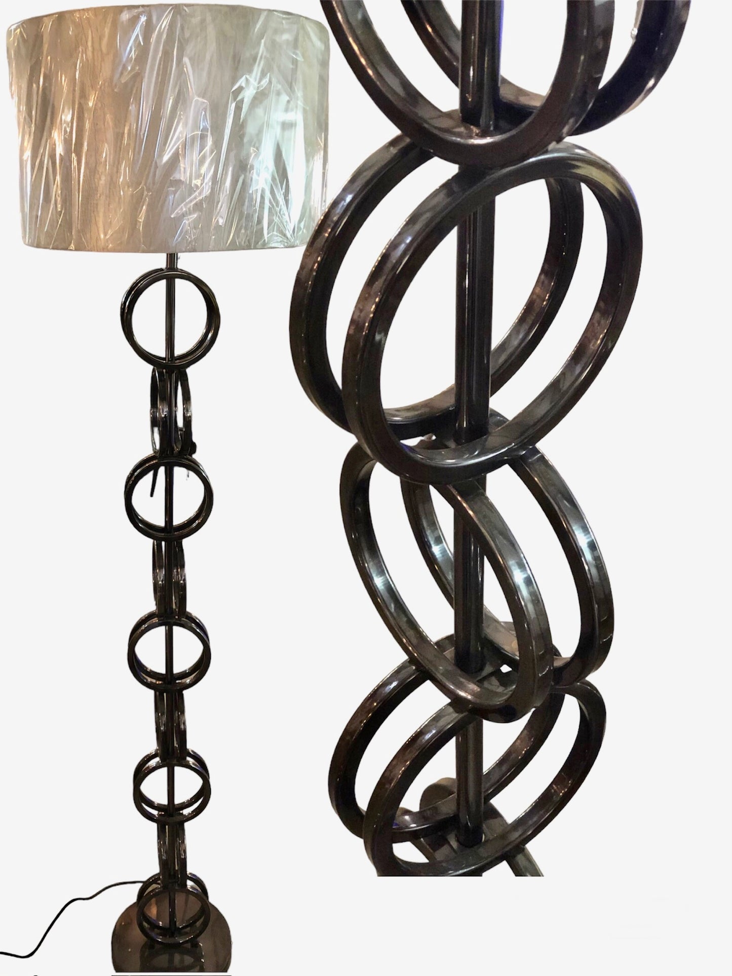 Vloerlamp zwart/grijs