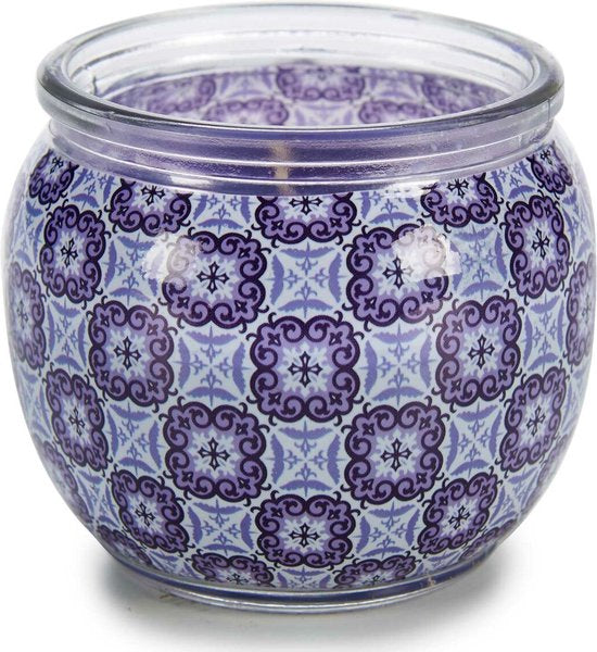 Geurkaars Magic Spa - 20 branduren - Paars - 7,6 x 6,5 x 7,6