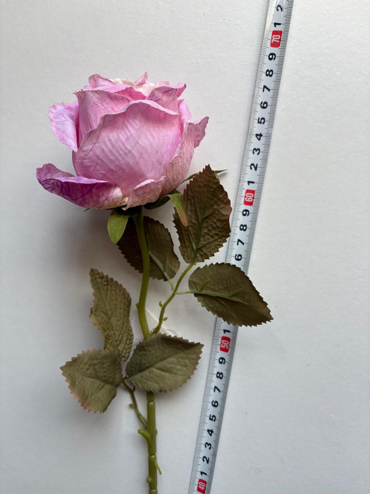 Luxe Roos halfopen XL 66x8cm roze (nummer 3)