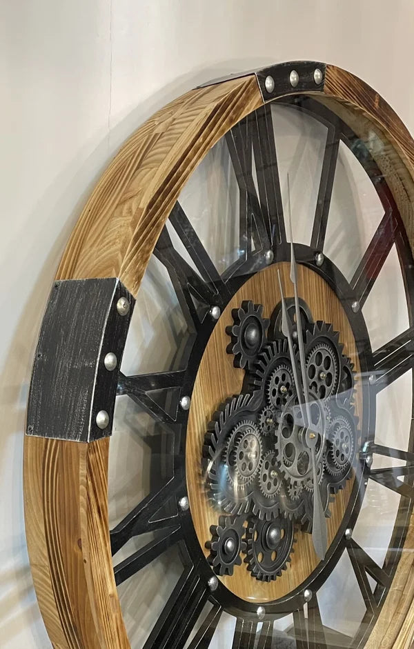 Wandklok Romeinse cijfers