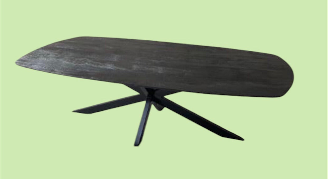 Tafel Danish oval zwart 180cm