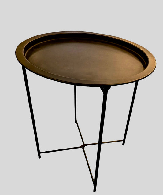 Metalen bijzettafel