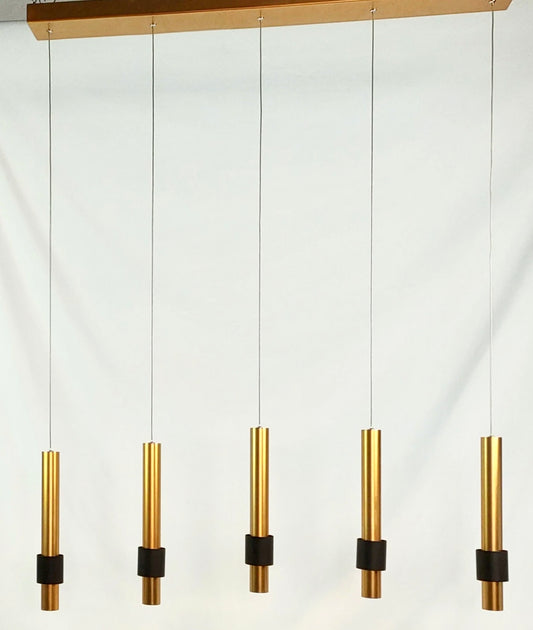 Mooi goudkleurig hanglamp Led