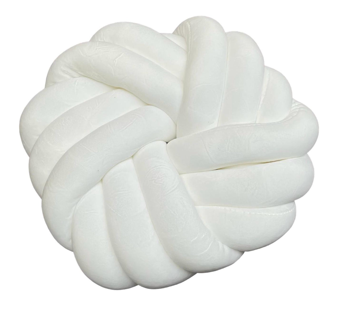 Knoop kussenset bruin