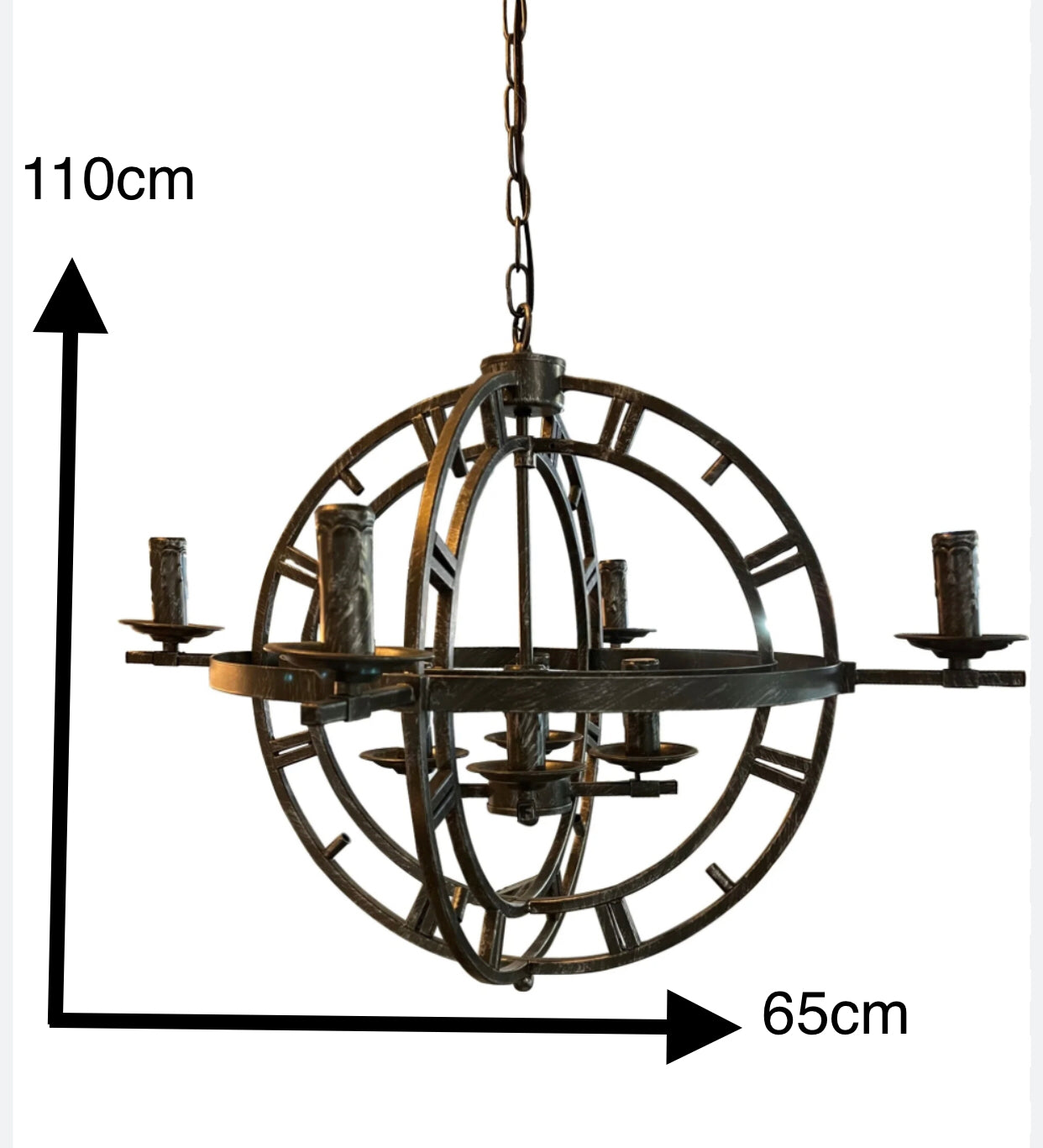 Hanglamp kompas antraciet