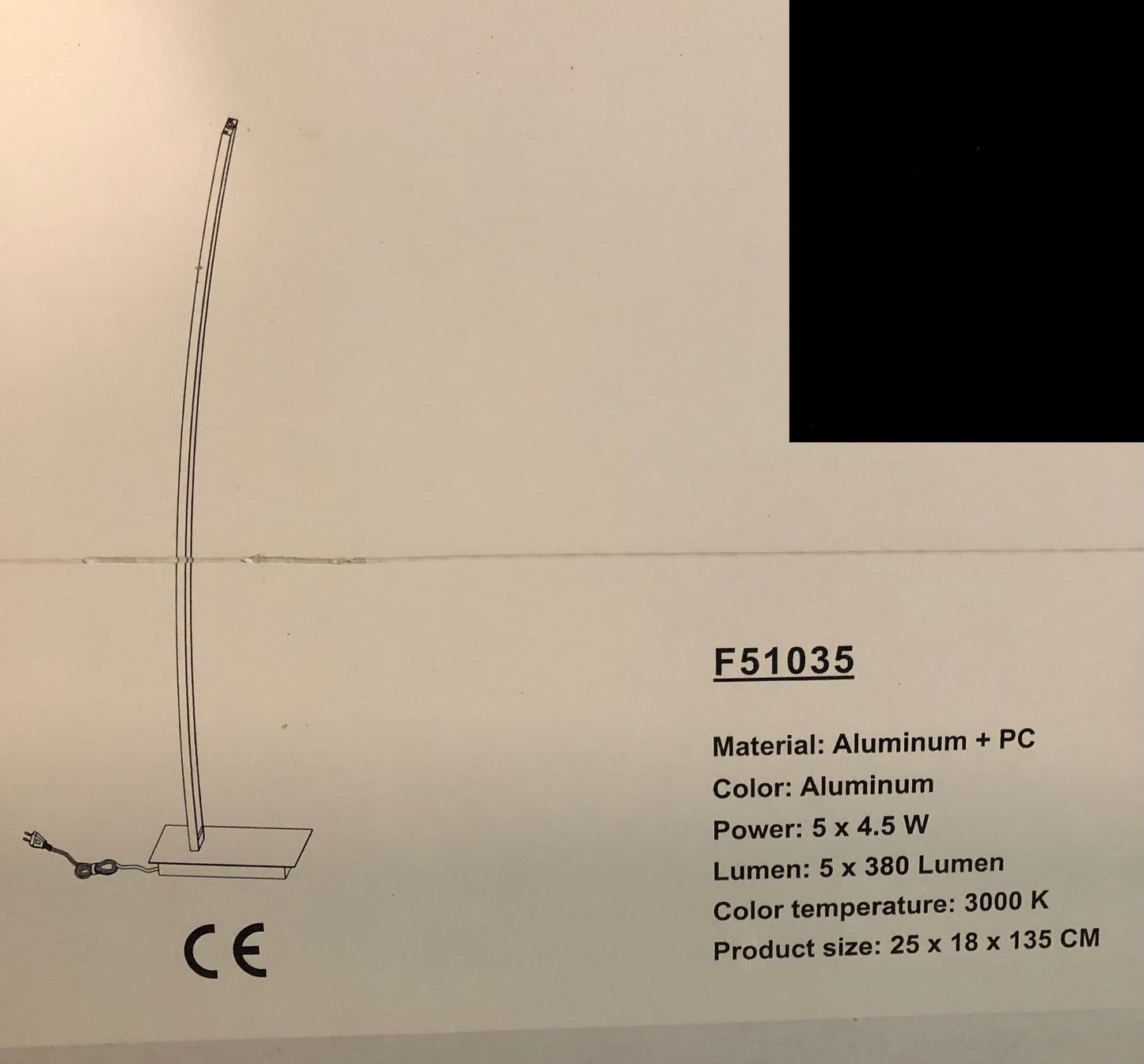 Vloerlamp leeslamp Led modern