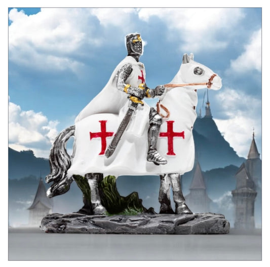 Figuur Ridder van de Kruistochten Paardenbescher N1