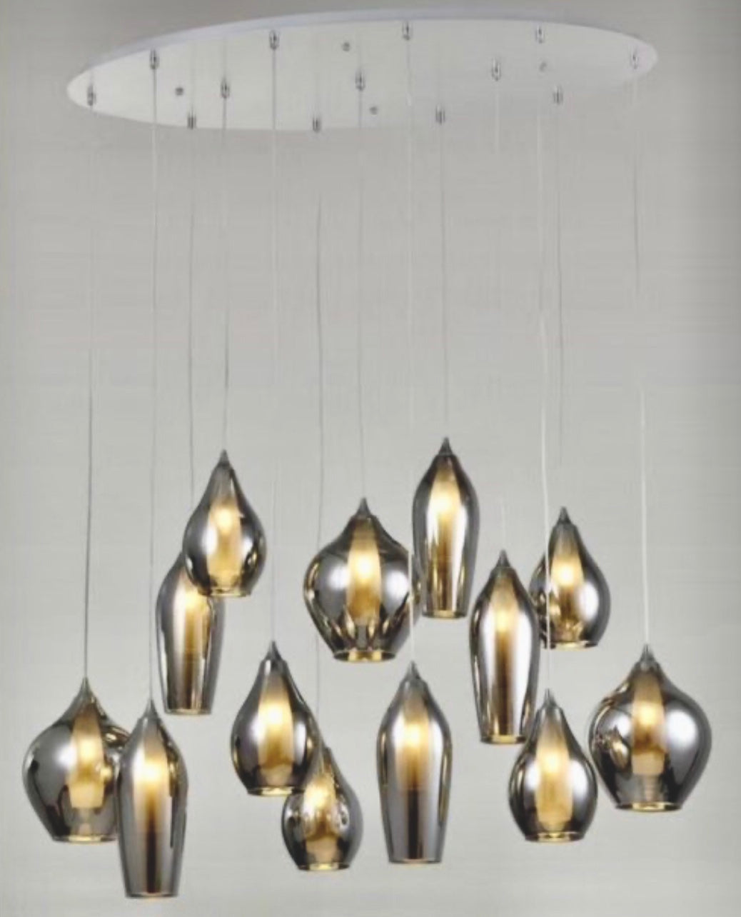 Design hanglamp Smokey 13 lampen