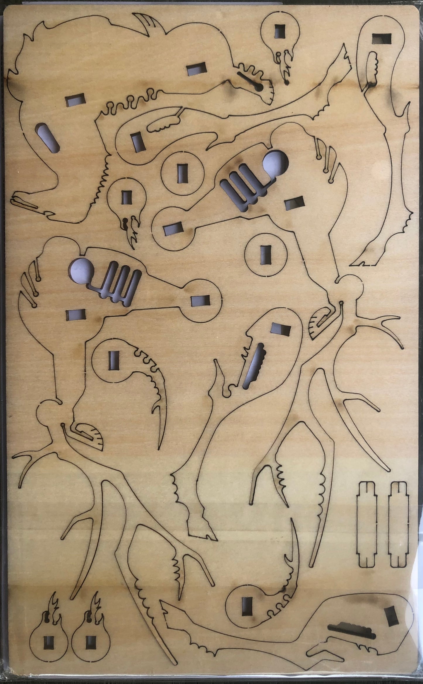 Hert houten 3D puzzel