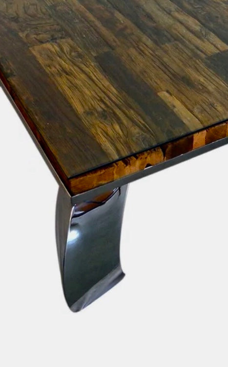 Salontafel 80x80cm modern en oud