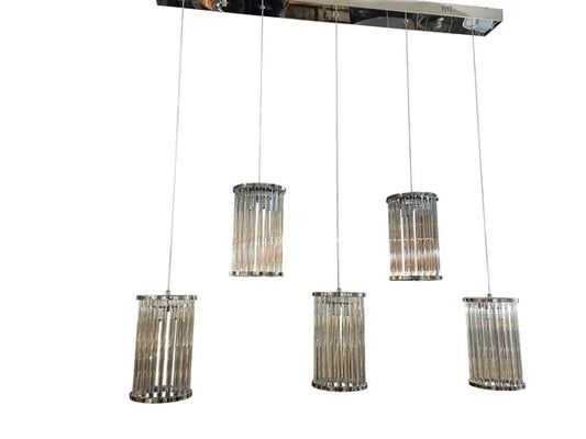 Hanglamp glazen spiraal