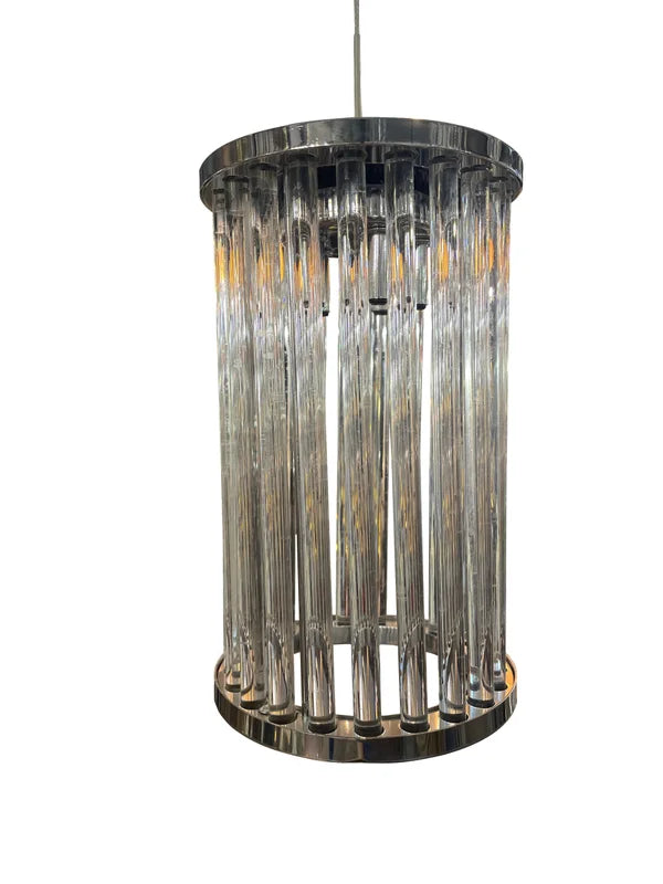 Hanglamp glazen spiraal