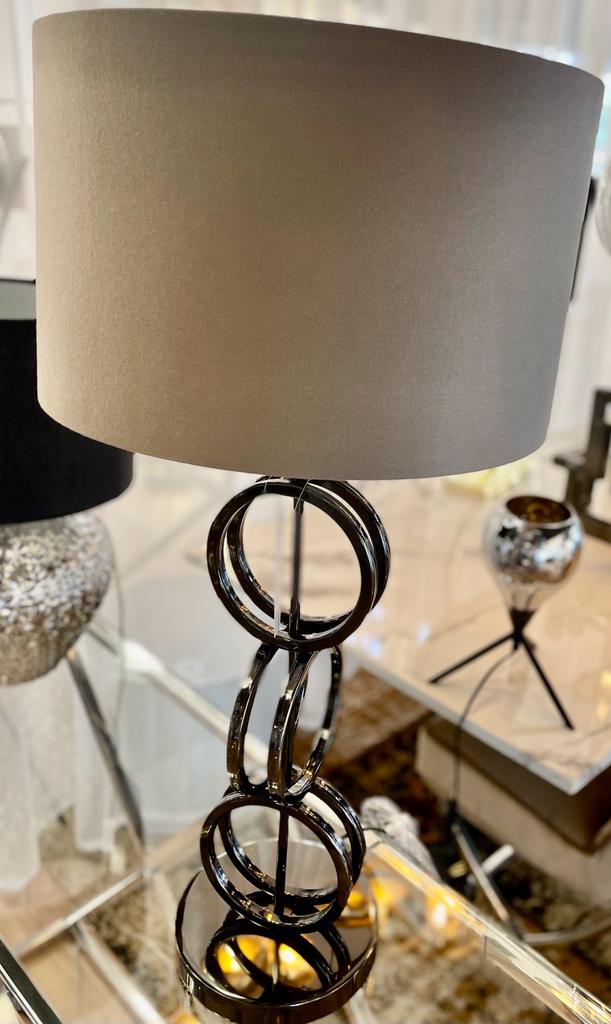 Tafellamp 3 ringen zwart